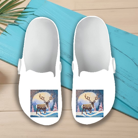 Christmas raider Slip On Clogs