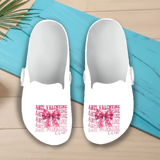 Anti Valentine Club Slip On Clogs