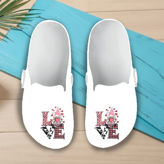 Gnomes Valentines Revelin Slip On Clogs
