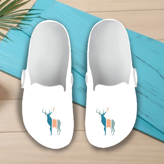 Elk Hunting Elkaholic Hunters Slip On Clogs