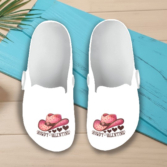 Valentines Cute, Valentine Day Slip On Clogs