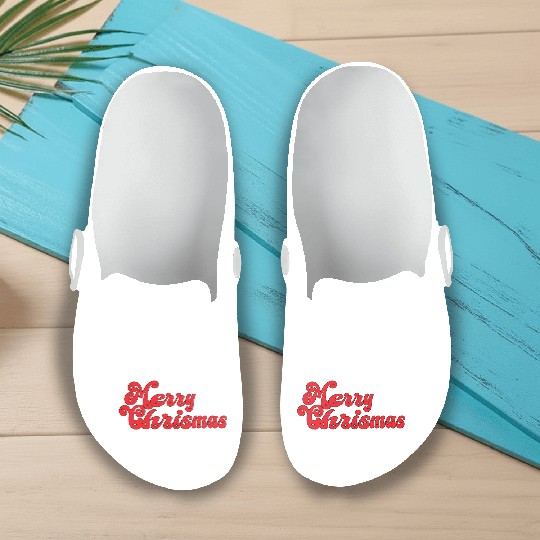 Snowflakes, Smiles, and Santa Claus :Christmas Slip On Clogs