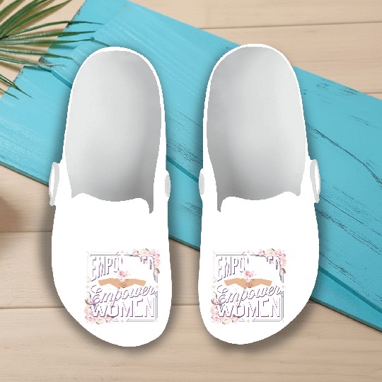 strength in sisterhood Slip On Clogs