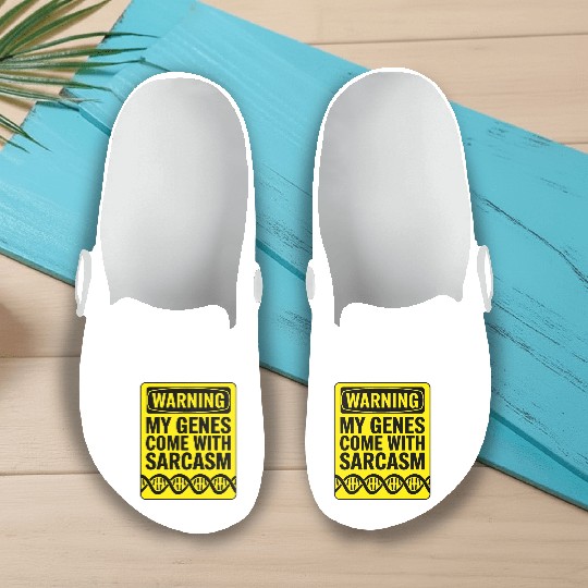 Sarcastic Genealogy DNA Test Genetics Biologist Slip On Clogs
