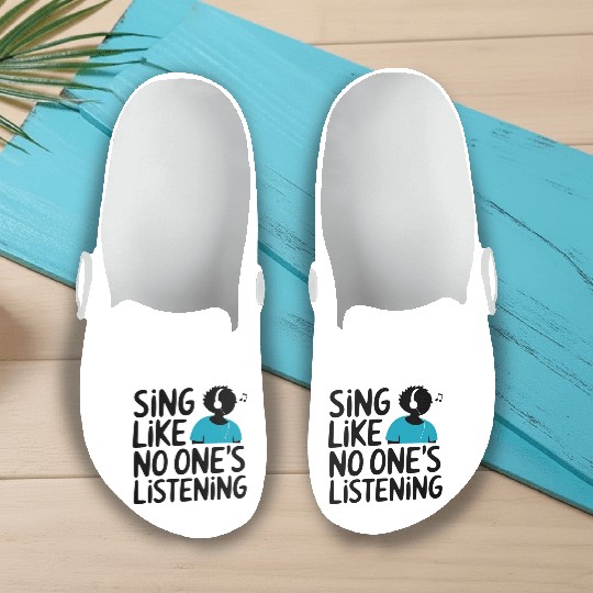 Sing Your Heart Out Slip On Clogs