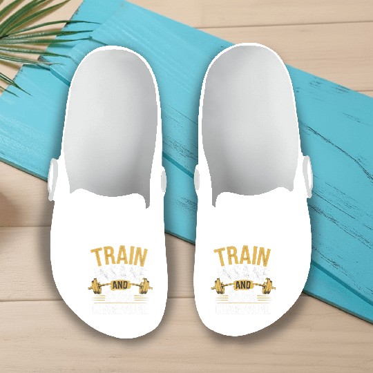 Train Insane And Drink Champagne 5 Slip On Clogs
