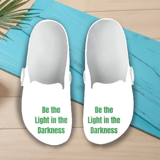Be the Light in the Darkness Slip On Clogs