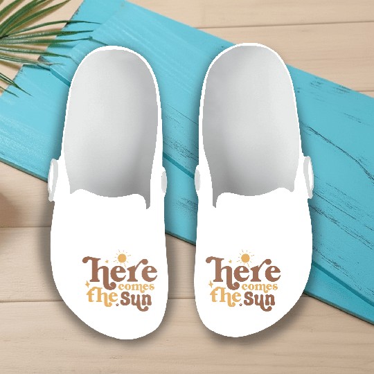 Here Comes The Sun Slip On Clogs