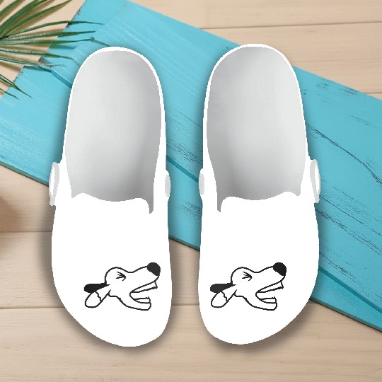 Dog Angry Biting Dangerous Loud Barking Barking Slip On Clogs