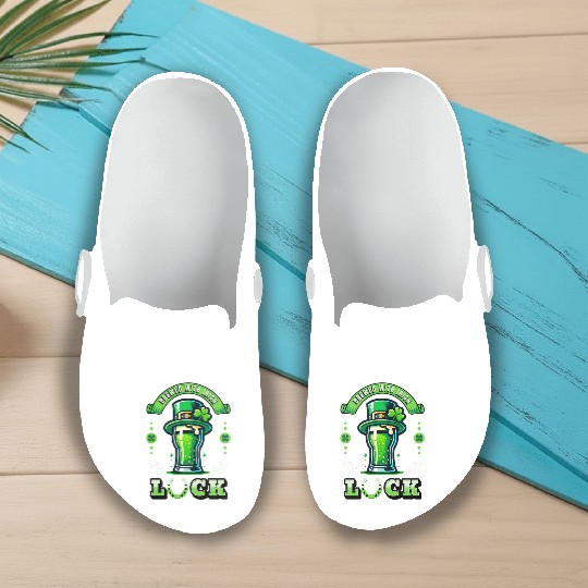 St. Patrick's Beer Slip On Clogs