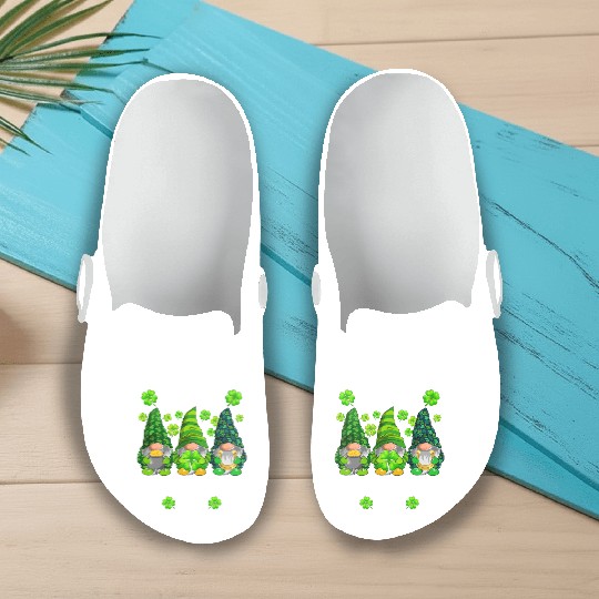Happy St. Patrick's Day Gnomes Shenanigans Irish Slip On Clogs