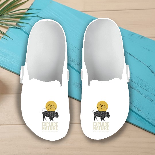 EXPLORE NATURE BUFFALO Slip On Clogs