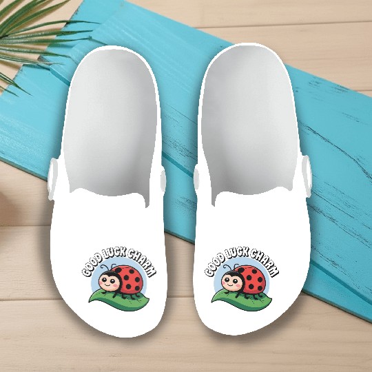 Lucky Ladybug Slip On Clogs