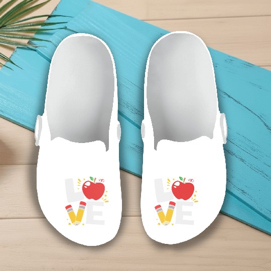 Substitute Teacher Back To School Slip On Clogs