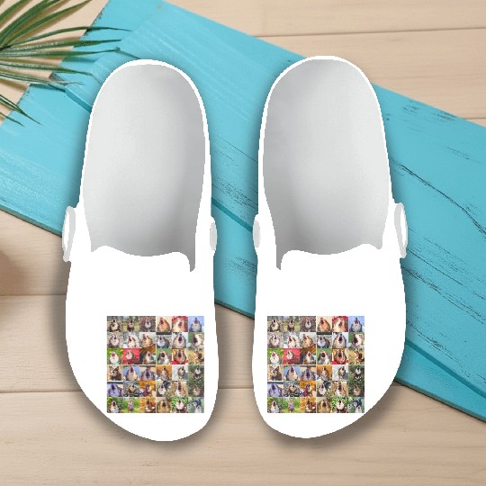 Bark Collage Slip On Clogs