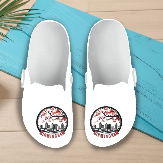 Birmingham City Albm skyline USA Slip On Clogs