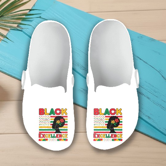 Black Pride Black Excellence Juneteenth Slip On Clogs