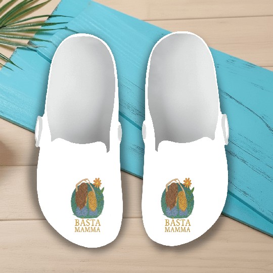 Best Mom Embroidered Style - Mother and Daughter Slip On Clogs