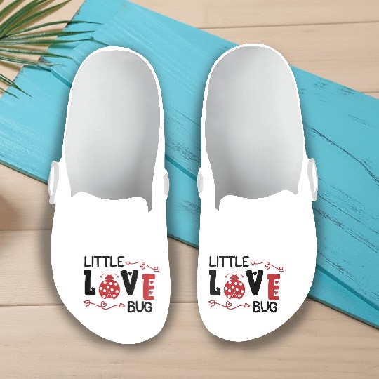 Valentine Little Love Bug Slip On Clogs
