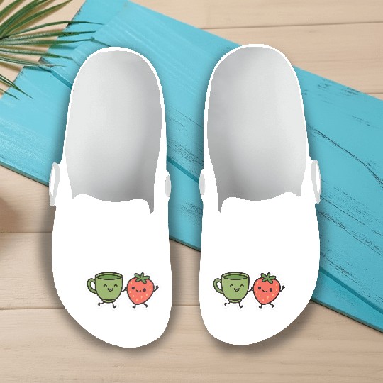 Matcha & Berry Besties Slip On Clogs