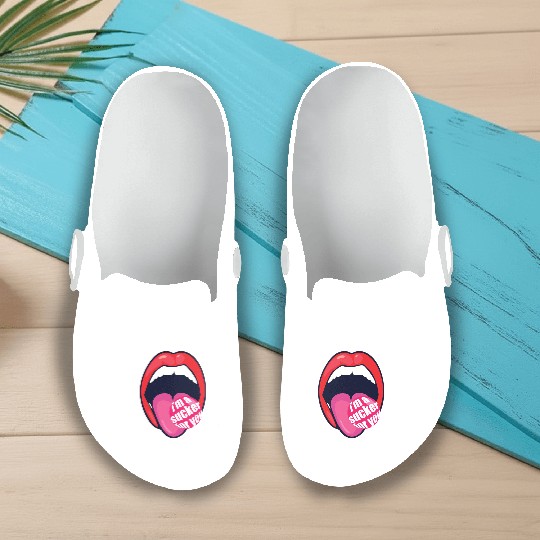 I m a Sucker For You Candy Pop Fans Lollipop 01 Slip On Clogs