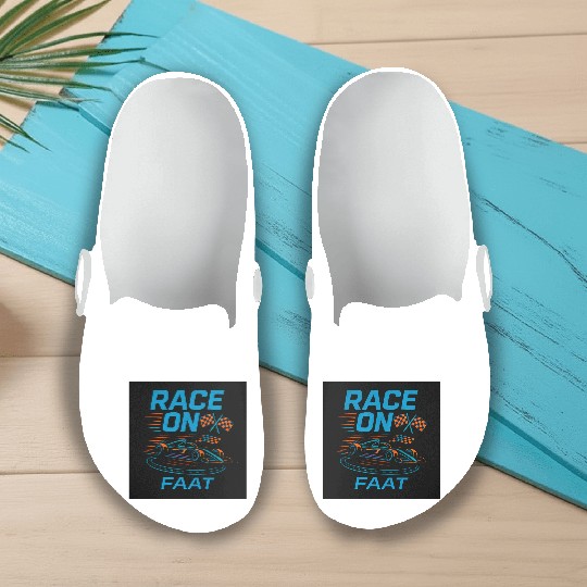 RACE ON Slip On Clogs