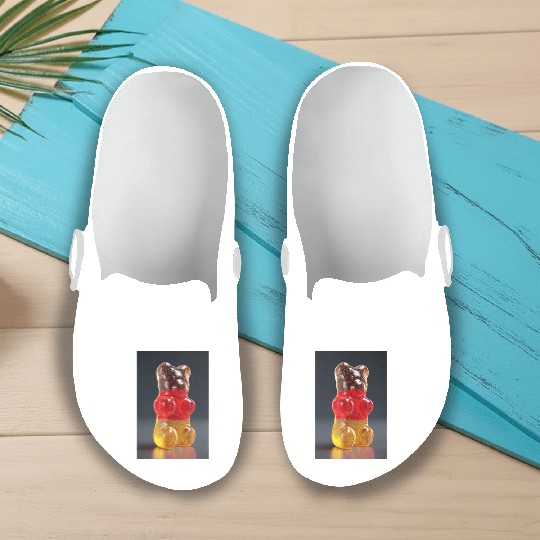 Transparent German Gummy Bear Slip On Clogs