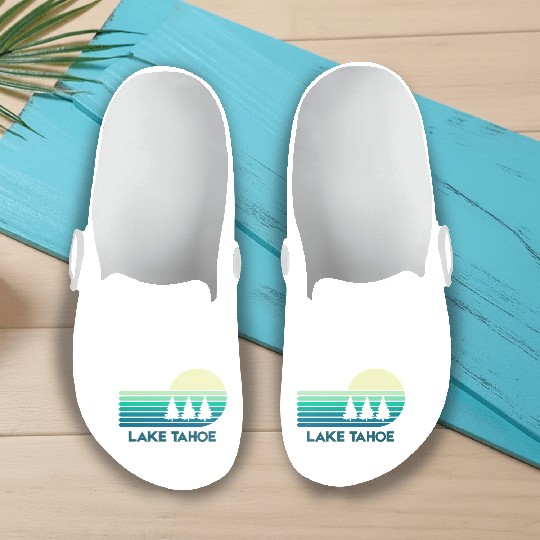 Lake Tahoe California Slip On Clogs