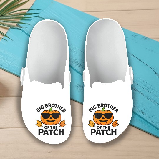 Big Brother Pumpkin Patch Halloween Slip On Clogs