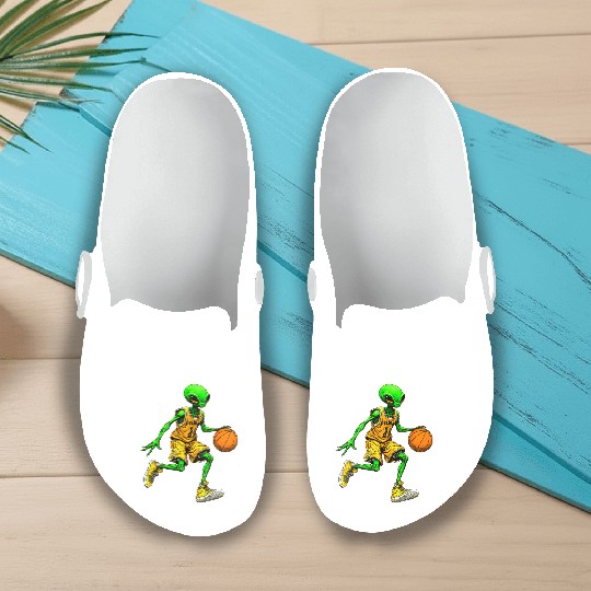 Basketball player Alien Slip On Clogs