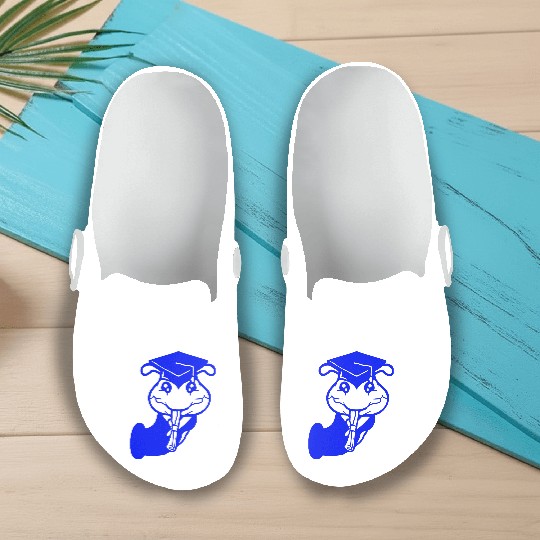 Caterpillar hole school graduation passed College Slip On Clogs