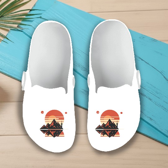 Retro Horizon Slip On Clogs