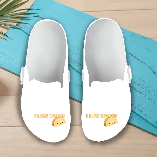 Sorry Boys I Like Tacos Slip On Clogs