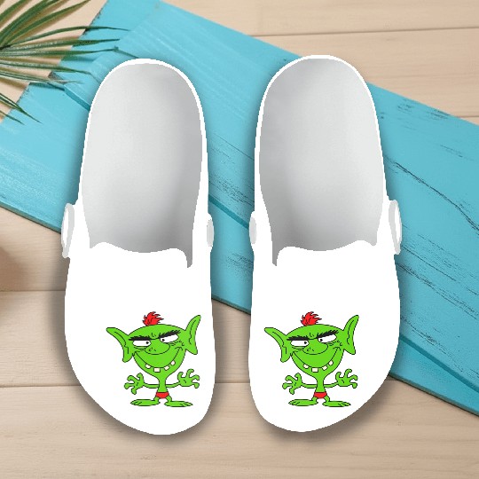 green goblin Slip On Clogs
