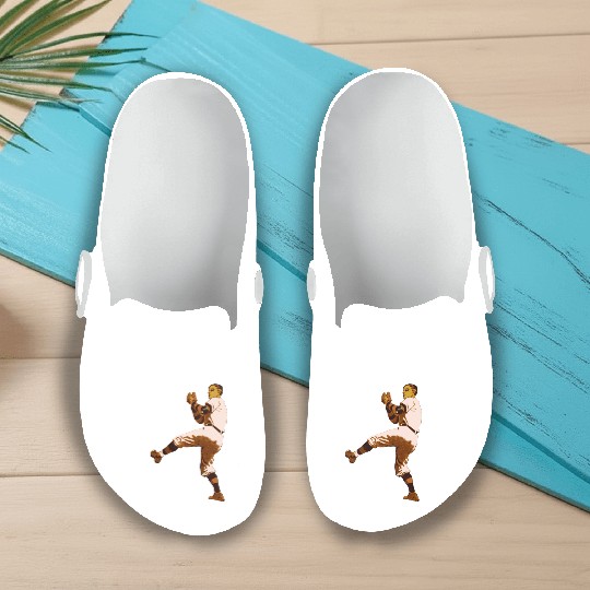 Baseball Pitcher Slip On Clogs