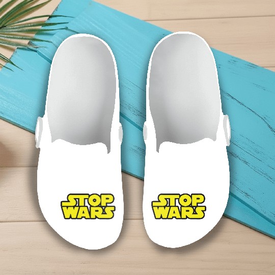 Stop Wars (Star Wars) Slip On Clogs