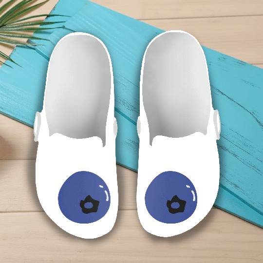 blueberry fruit Slip On Clogs