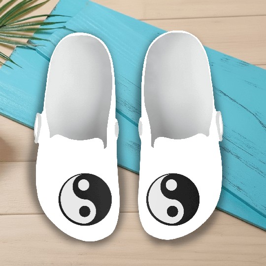 jing jang (Ying Yang) Slip On Clogs