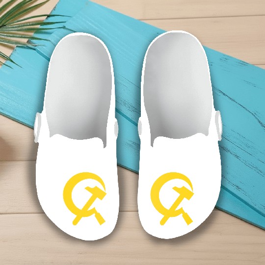 Hammer and sickle Slip On Clogs