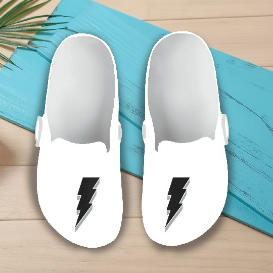 Lightning Bolt - 3D Slip On Clogs
