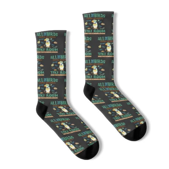 Discover Retro Disneyland Enchanted Tiki Room Socks