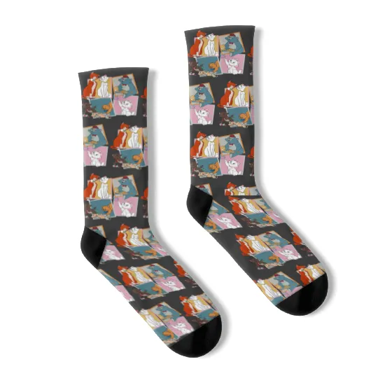 Disney The Aristocats Group Characters Socks