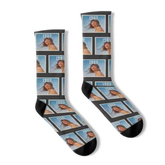 Discover Vintage Taylor 1989 Album Socks