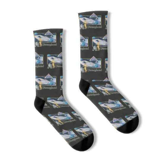 Retro Disneyland Star Tours Throwback Socks, Star Wars World Tour Socks, Disneyworld Star Wars Socks