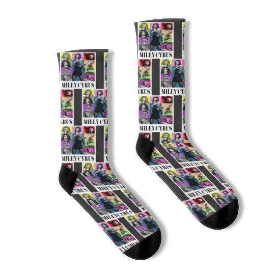 Miley Cyrus Eras Tour Flowers (1) Socks