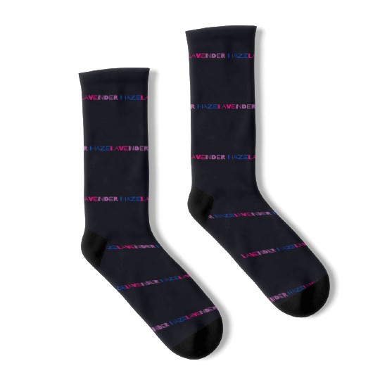 Bisexual Lavender Haze - Taylorr Swift Midnights Socks