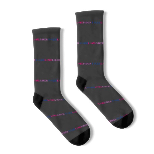 Bisexual Lavender Haze - Taylorr Swift Midnights Socks