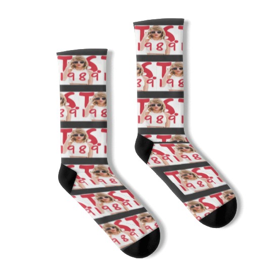 taylorr Swift 1989 Graphic Socks