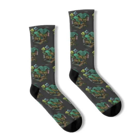 Disney-Parks Monsters Inc Mike Wazowski Socks