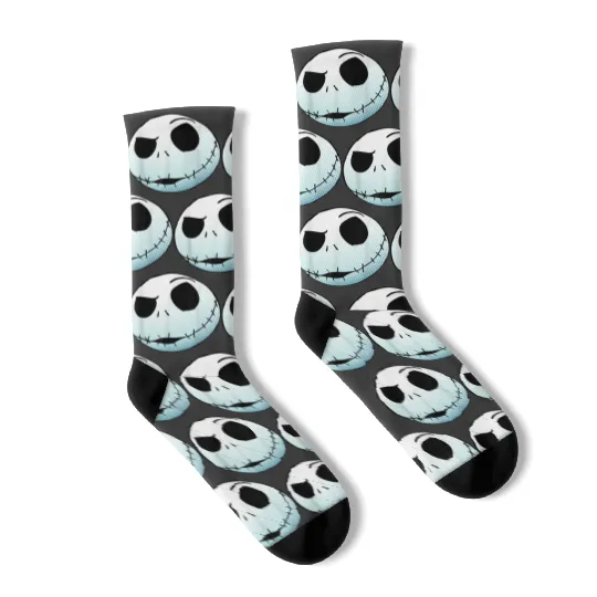 disneys Nightmare Before Christmas Jack Skellington Socks